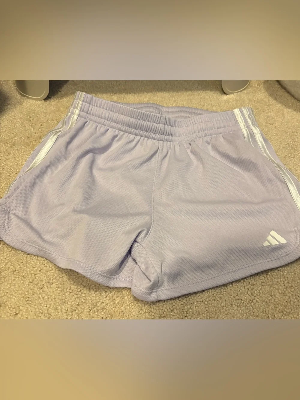 Adidas‎ Girls Lavender Athletic Shorts XL